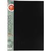 Grafoplás 98141410 Elite Cartelline con Custodie, 20 Buste Trasparenti, Copertine Semirigide, Nero, A3
