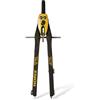 STAEDTLER NORIX 555 compasso rapido Giallo, fino a 350 mm | Con meccanismo a pulsante e rotella centrale, gamba a matita ripiegabile, con adattatore e scatola ricambi - 555 01-1
