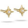 THOMAS SABO Orecchini A Lobo Stella Con Zirconia Bianca