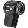 Horett Videocamera Portatile 8K, Schermo Ribaltabile da 270 Gradi, 75MP | Vetro Ottico ABS, Doppio Schermo, Fotocamera per Vlog da Viaggio, Interviste, Compatibile con Microfono BT, Zoom 16X,