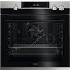 AEG BSS57606BM / Serie 7000 con SteamCrisp® / pirolisi - autopulente/sensore di temperatura nucleare/funzionamento touch/grill/display con orologio/sicurezza bambini/A+ / acciaio