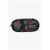 SEVEN. Astuccio Ovale Seven Round Scuola Organizzato Freethink Boy Militare Camouflage 22x5x9 cm