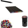Out of the blue Selezione Varzi Matite nere con brillantino colorato 18 cm strass 15 pz Cartoleria Varzi