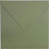 Netuno 25 buste colorate verde grigio quadrate 15,3x15,3 cm eleganti | 120 gr Materica Verdigris · per matrimonio, partecipazioni, inviti e auguri