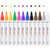 LOPHE 12 Pezzi Pennarelli indelebili impermeabili a Base di Olio-12 Colori | Pennarello a Vernice a Base Olio, Vernice e Vernici per Disegnare su Pietra, Metallo, Plastica, Tazze, Legno, Pennarello