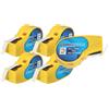 vhbw 5x Cassetta nastro compatibile con Brady BMP21-LAB, BMP21-PLUS, ID PAL, BMP21 etichettatrice 6,4m x 9,35 mm nero su bianco, vinile