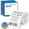 ETIKEZ Etichetta termica per stampante PM260, 50 x 80 mm, impermeabile, multiuso, 1 rotolo da 100 fogli di carta termica autoadesiva (bianco)