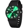 TENOCK Orologio analogico bambini 30m sottile morbido leggibile sportivo 5-15 anni regalo compleanno