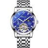 FORSINING Uomini Orologio Meccanico Tourbillon Moon Phase Moda Orologio Da Polso Automatico Mens Orologi Acciaio Inox Impermeabile