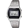 Casio Vintage Argentato/Acciaio Orologio Donna trendy cod. B640WD-1AVEF