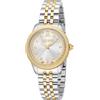 Just Cavalli SET Lovestruck Valentines - Orologio donna al quarzo Moda cinturino in Acciaio INOX Oro cassa in Metallo display analogico grigio - JC1L315M0085