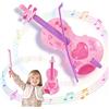 NUOBESTY Violino giocattolo per bambini con arco e suoni interattivi, mini strumento musicale da 32 cm, per imparare precocemente, regalo educativo di compleanno per bambini e ragazze dai 3 anni in su