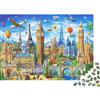 1M6T7B2K Monumenti 1000 Pezzi Puzzle in Carta per Adulti Educazione Architettura Puzzle Decorazione Casa Relax 38x26cm/1000pcs