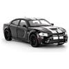 imtfzct Dodge Challenger SRT - Modellino di auto giocattolo in scala 1:32, con suono e luce, realistica in pressofuso con funzione Pull Back e porte apribili, squisiti dettagli interni, per collezionisti e