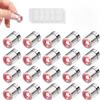LQTSLFM 20 Pezzi Mini Luci LED Rosso Luci Piccole a Batteria Luci per Casa delle Bambole per Vetrina Modello DIY Giocattoli Decorative