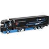 Herpa Modellino camion Scania CS 20 HD autoarticolato frigorifero timelog24, miniatura in scala 1:87, pezzo da collezione, Made in Germany, plastica