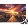 DAFUfbw Formulaa Race Puzzle per Adulti 1000 Pezzi Riciclabile Grid Car Racing Puzzle per Anziani Impossibile Difficile e Stimolante Allevia la Demenza Senile Attività 52x38cm/1000 Pezzi