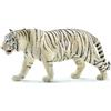 Generisch Tigre bianca realistica, statuetta Tigers Toy | Giocattolo educativo con texture dettagliata, raro collezione di animali, torta, per bambini, sale musicali, uffici
