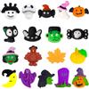 COSORO 18 Pezzi Giocattoli Squishy Mochi Halloween,Kawaii Mini Squishy Antistress per Bambini,Morbidi Mochi Fidget Toys Giocattoli Antistress per Feste,Regalo Bambini per Halloween Ricompense per Classe
