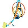 Mattel Hot Wheels GLC96 - Track Builder, Playset Pista Triplo Loop, con Macchinina, Giocattolo per Bambini 6-12 anni