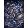 ASDFGHJKLZA Zodiaco Bilancia Puzzle 1000 Pezzi, Regalo per Fan Astrologia | Puzzle 1000 pezzi, formato 70x50cm, dai 14 anni, tema Zodiaco Bilancia per decorazione dopo incorniciatura e regalo