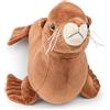 lilizzhoumax Peluche di Leone marino 24cm/9pollice simulazione giocattolo morbido Leone marino Bambole Animali Selvatici Bambini e Amici Regalo per la festa di compleanno coccoloso - marrone