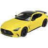 Generisch Welly modello auto compatibile con Mercedes-AMG GT 63 giallo ca 1/24 1:24 metallo modello auto The Cast nuovo in scatola