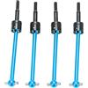 Qqmora Set Albero Motore CVD Universale RC Resistente e Durevole per Parti di Aggiornamento per Auto RC TT02B 1/10, Facile da Installare per gli Appassionati di (Blu)
