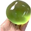 Generic Sfera di olio di cocco 6 cm fatta a mano, sabbia glutinosa, non appiccicosa, riutilizzabile, ideale per feste di viaggio studio sul posto di lavoro (verde)