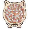 Generico Puzzle Per Gatti A Forma Di Animale 135 Pezzi Decorazione Di Precisione E | Puzzle A Incastro In Legno Con Gatto Per Interni Mensola Da Parete Per Adulti Bambini Famiglia E