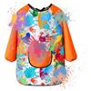 Wefdfsy Cappotto da pittura per bambini, grembiuli artistici per bambini Design a | Impermeabile Grembiule per grembiule per bambini, grembiule per bambini, senso artistico, per pit