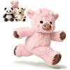 Generic Pupazzo Che Corre 45/60cm, Morbido Peluche Mucca Che Corre，Bue Rosa：60cm | Peluche mucca da 45/60 cm in morbido cotone PP. Pupazzo antistress dinamico e flessibile per bambini, stanza e divano