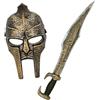 Boland - 2 accessori travestimento spartano maschera spada - accessorio per travestimento - Cosplay per - Tema: