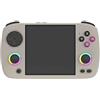Fangxuee RG CubeXX Retro Console da Gioco Portatile con Schermo IPS da 3,95 Pollici, Linux A 64 Bit con Joystick RGB, Supporto e 32 GB di Memoria, Grigio