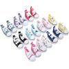 Rengue 10 Paia Scarpe di Tela per Bambole per Bambole 1/6, Suola in Gomma Design Antiscivolo con Set Mix di 10 Colori per Regalo per Bambini