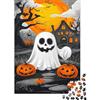 X9E3L7M6N Fantasma Carino Puzzle 1000 Pezzi Adulti Halloween Puzzle Compact Box Idea Regalo Uomo E Donna Personalizzato Antistress Divertimento Per Adulti Decorazione Famiglia 1000pcs (38x26cm)