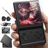 Aivuidbs RG Rotate Retro Handheld Game Console, 3.5 Schermo girevole Android Portable Player, Unisoc T618 Chip 3GB+32GB, Batteria 2000mAh, Lega di Alluminio + Plastica RG Rotate-Polar Black-NUOVO