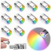 LQTSLFM 10 Pezzi Mini LED Colori Flash Lento Mini Luci con Batteria di Ricambio Luci Piccole a Batteria Luci per Casa Delle Bambole per Vetrine, Prodotti Artigianali, Halloween