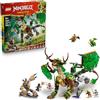 LEGO NINJAGO Drago della Vita - Giocattolo Ninja con Action Figure di Drago, Mini Monster Mech, 8 Minifigure e Spade - Regalo di Compleanno per Bambini e Fan da 8 Anni in su - 71859
