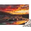 DAFUfbw Formulaa Race 1000 Pezzi Jigsaw Puzzles Riciclato Grid Car Racing Puzzle per Anziani Accessori per il Tempo di Gioco in Famiglia Accessori per Giochi di Festa per Adulti And Age 10 Up 70x50cm/100...