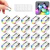 LQTSLFM 20 Pezzi Mini Luci LED Flash Lento Colori Luci Piccole a Batteria Luci per Casa delle Bambole per Vetrina Modello DIY Giocattoli Decorative