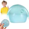 Generic Sfera di olio di cocco 6 cm fatta a mano da spremere sabbia glutinosa non appiccicosa riutilizzabile ideale per feste di viaggio studio sul posto di lavoro (blu)