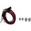 Darameea Kit 4 Luci Un LED 2 Bianca 2 Rosso per 1/10 1/8 Redcat Axial SCX10 D90 RC Car