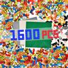 GOLDGE 1600 Pezzi Mattoncini Costruzioni Classiche, 1.6KG, 18 Forme | Mattoncini Classici Sono Compatibili con Tutte le Principali Marche, Comprese Porte, Finestre, Ruote, Reglo per Bambini