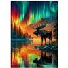 OERSZGINHFNH 1000 Pezzi Mini Puzzle Orignale Aurora per Adulti | 38 x 26 cm cartone, decorazione casa, taglio preciso, regalo di compleanno, relax