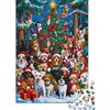 X9E3L7M6N Canes Puzzle 1000 Pezzi Adulti Costumi di Natale Puzzle Rilassamento Per Lei O Lui Regalo Personalizzato Antistress Qualità Premium Divertimento Compact Box 1000pcs (38x26cm)