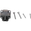 Generic Copertura Asse Anteriore in Ottone RC per SCX30 1/30 RC Crawler Car Parti di Aggiornamento Nere per Avventure Fuoristrada
