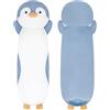 Dalmao Peluche a forma di pinguino, 55 cm, morbido cuscino a forma di pinguino da coccolare, simpatico peluche per bambini, ragazze, ragazzi, regalo di compleanno, Natale