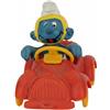 Schleich 4.0210 40210 Car Driver Smurf Puffo con Macchina Rossa Box 6A