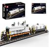Mould King 12051 Diesel Locomotive Model Kit for Adults, Creator Expert Retro Switcher Railway Train Construction Set, Collectible Heavy Freight Vehicle (2462 Pieces)